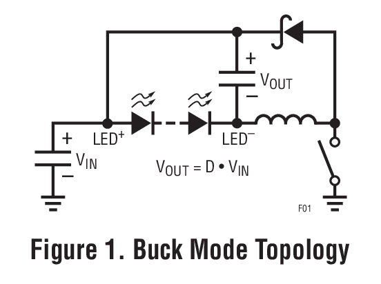 Figure 1. Buck Mode Topology