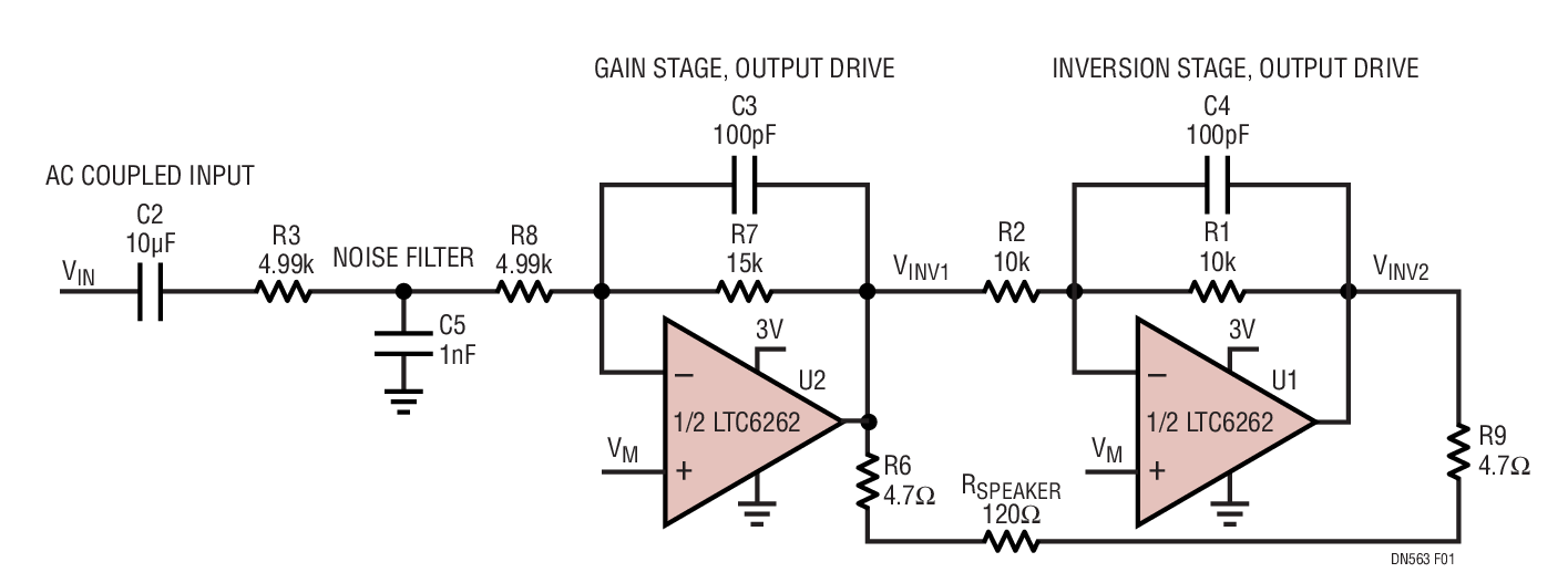 Figure 1. Audio Headphones Bridge Driver