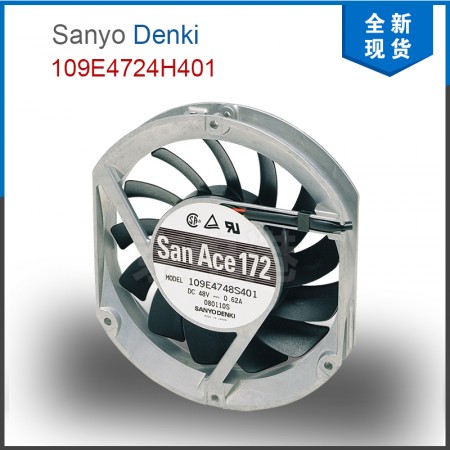 Sanyo Denki 山洋 109E4724H401 24V 1A 24W 3400rpm 172×147×25mm DC FAN