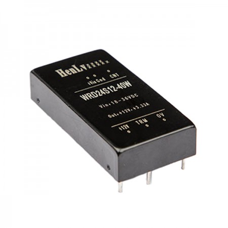 HenLv WRD12S12-40W 12VDC 3.33A 40W 宽电压输入隔离稳压DC/DC模块电源