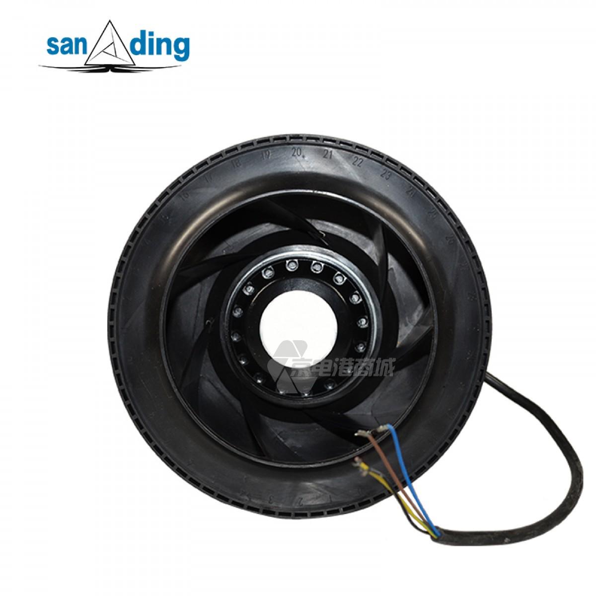 sanding R22592N-12W-B21 115VDC 1.7A 180W φ225mm 3050rpm 4-wire Centrifugal fan