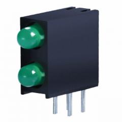 LED 3MM GREEN DIFF SunLED LED-电路板指示器 BI-LEVEL CBI