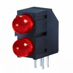 LED 5MM RED DIFF SunLED LED-电路板指示器 BI-LEVEL CBI