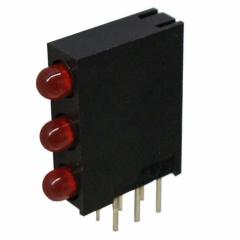 LED 3MM RED DIFF SunLED LED-电路板指示器 TRI-LEVEL CBI