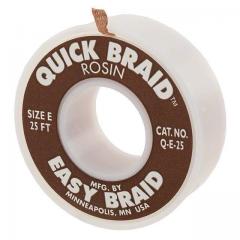 EasyBraid 脱焊织物 BRAID ROSIN BROWN .125