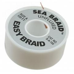 EasyBraid 脱焊织物 BRAID UNFLUXED SILVER .025