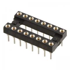 Mill-Max 用于IC的插座，晶体管 CONN IC DIP SOCKET 16POS GOLD