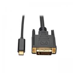 USB C TO DVI ADAPTER CABLE Tripp 系列间适配器电缆 (M/M)