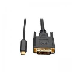 USB C TO DVI ADAPTER CABLE Tripp 系列间适配器电缆 (M/M)