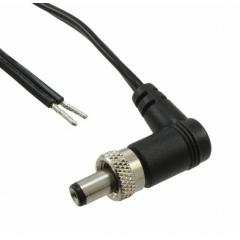 CABLE Tensility 套管-电源电缆 ASSY 5.5X2.1MM R/A 2M