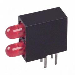 LED Lumex 电路板指示器，阵列，发光条，条形图 3MM 2-HI RED/RED LOW I PCMNT