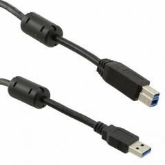 CABLE CNC 电缆 USB 3.1, A TO C, BLACK, 0.