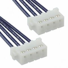 JST 矩形电缆组件 JUMPER 04KR-6S-P - 04KR-6S-P 6