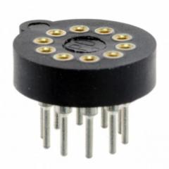 Mill-Max 用于IC的插座，晶体管 CONN SOCKET TRANSIST TO-5 10POS
