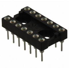 Mill-Max 用于IC的插座，晶体管 CONN IC DIP SOCKET 14POS GOLD