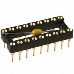 Mill-Max 用于IC的插座，晶体管 CONN IC DIP SOCKET 18POS GOLD