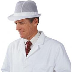 PAL J85113ON 白色 尼龙 软毡帽, 适用于食品工业