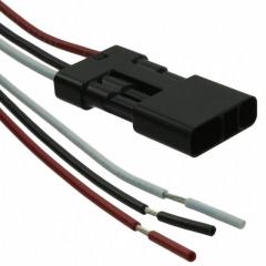 电缆组件 固态照明电缆 CONN RCPT 电缆组件 固态照明电缆 CABLE ASSY 3POS 18AWG