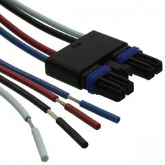 电缆组件 固态照明电缆 CONN PLUG 电缆组件 固态照明电缆 CABLE ASSY 4POS 18AWG