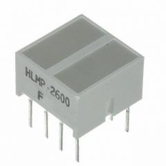 Avago 电路板指示器，阵列，发光条，条形图 LED LT BAR 8.89X3.81MM DUAL HER