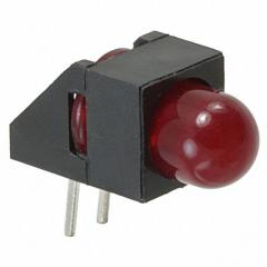 Avago 电路板指示器，阵列，发光条，条形图 LED 5MM GAP RED RT ANGLE HOUSING