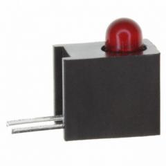 Avago 电路板指示器，阵列，发光条，条形图 LED 3MM GAP DIFF RED RA HOUSING