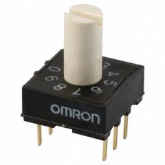 Omron 开关 DIP开关 SWITCH ROTARY DIP BCD 25MA 24V