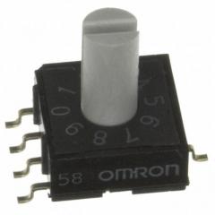 Omron 开关 DIP开关 SWITCH ROTARY DIP HEX 25MA 24V