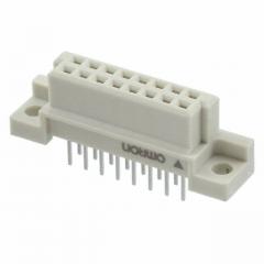 DIN Omron 背板连接器 -DIN41612 CONNECTOR 16 POS TH
