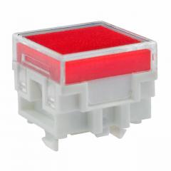 NKK 开关 配件-帽盖 CAP PUSHBUTTON SQUARE CLEAR/RED