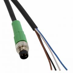 Phoenix 电缆组件 圆形电缆组件 CABLE 4POS M8 PLUG- WIRE 5M