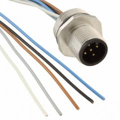 Phoenix 电缆组件 圆形电缆组件 CABLE PNL MNT 5POS PLUG-WIRE .5M