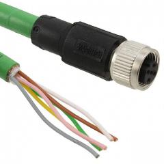 Phoenix 电缆组件 圆形电缆组件 CABLE 5POS M12 SOCKET-WIRE 2M