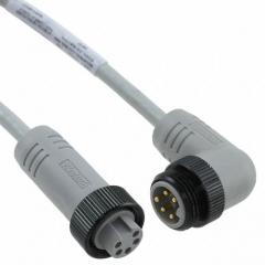 SENSOR/ACTUATOR Phoenix 电缆组件 圆形电缆组件 CABLE 5POS 2M