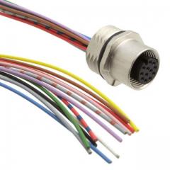 Phoenix 电缆组件 圆形电缆组件 CABLE PNL MNT 12POS SKT-WIRE .5M