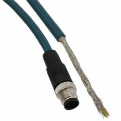Phoenix 电缆组件 圆形电缆组件 CABLE 4POS M12 PLUG-WIRE 10M