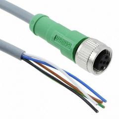 Phoenix 电缆组件 圆形电缆组件 CABLE 5POS STRAIGHT SOCKET 1.5M
