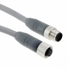 M12M Alpha 电缆组件 圆形电缆组件 STR TO M12F STR 22AWG 8POL