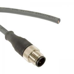 M12M Alpha 电缆组件 圆形电缆组件 STR TO CUT 22AWG 3POL