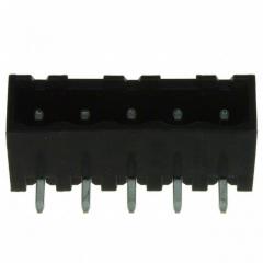 Amphenol 接线座-接头，插头和插口 TERM BLOCK HDR 5POS 90DEG 5.08MM