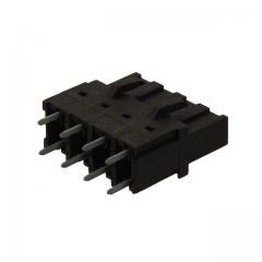 Amphenol 接线座-接头，插头和插口 TERM BLOCK HDR 4POS VERT 5.08MM