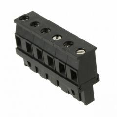 Amphenol 接线座-接头，插头和插口 TERM BLOCK PLUG 6POS 7.62MM