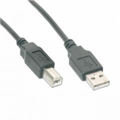 ASSMANN 电缆组件 USB电缆 CABLE USB 1.1 A-B MALE BLACK 5M