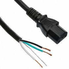 ASSMANN 电缆组件 电源，线缆 CORD SJT 18AWG 3COND SHLD 2M