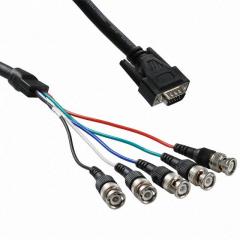 ASSMANN 电缆组件 系列间适配器电缆 CABLE VGA TO 5 X BNC MONITOR 2M