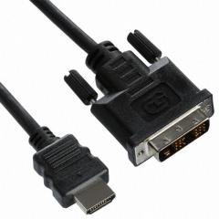 ASSMANN 电缆组件 系列间适配器电缆 CABLE HDMI/A MALE-DVI-D 3METERS