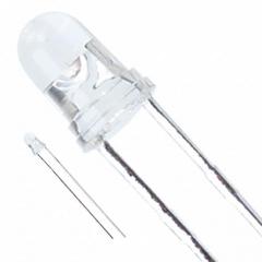 Lite-On LED 指示 分立 BLUE CLEAR 3MM ROUND T/H