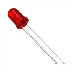 LAPIS LED 指示 分立 RED CLEAR 5MM ROUND T/H