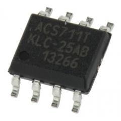 Allegro Microsystems ACS711KLCTR-25AB-T 霍尔效应传感器, 线性磁场, 3 → 5.5 V电源, 8引脚 SOIC封装