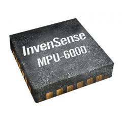 InvenSense MPU-6000 6轴 运动传感器模块, I2C, SPI接口, 24-30（Z 轴）kHz、27-33（Y 轴）kHz、30-36（X 轴）kHz